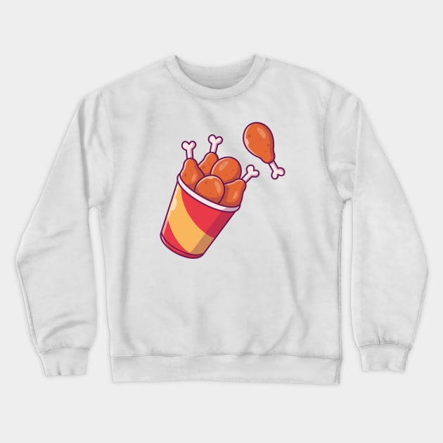 A cup fried chicken wings Crewneck Sweatshirt by Catalyst Labs